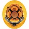 Klein Tools Hard Hat, Non-vented Brim Style, PC/ABS, 4-Point Point Ratchet with Pivot, Yellow 60489 - alternate 10