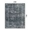 World Rug Gallery Transitional Bohemian Distressed Washable Non Slip Area Rug 8 ft x 10 ft Black WR70BLACK8X10 - alternate 10