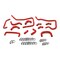 Hps Performance High Temp Reinforced Silicone Ancillary Coolant Hose Kit, Red,  57-1807-RED - alternate 1
