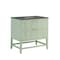 James Martin Vanities Emmeline 36'' Single Vanity, Pistachio w/ 3 CM Parisien Bleu Top D100-V36-PST-3PBL - alternate 10