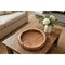 Homeroots 15in Natural Solid Wood Handmade Round Serving Tray With Handles 724232 - alternate 5