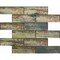 Apollo Tile Wooden Brown 11.8 in x 11.8 in Glass Glossy Floor and Wall Subway 4.83 sqft/case, 5PK APLSRA8801A - alternate 1