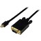 Startech.Com 6 ft Mini DisplayPort to VGAAdapter Converter Cable - mDP to VGA 1920x1200 - Black MDP2VGAMM6B - alternate 1