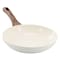 Oster Amberg Choice 9.5 Inch Ceramic Nonstick Forged Aluminum Frying Pan in Off-White 143801.01 - alternate 1