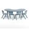 Flash Furniture 5 PC Plastic Activity Table and 4 Chairs Set, 10.5 in Seat Height-Dusty Blue YU-YCX-0043-2-MOON-TBL-DSTYBL-E-GG - alternate 10