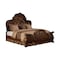 Homeroots Brown Scrolling Wood California King Bed Frame 348165 - alternate 1