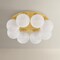 Corbett Lighting Vernazza 8 Light Flush Mount in Vintage Polished Brass Finish 536-24-VPB - alternate 6
