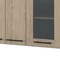 Homeroots 24in Gray and Natural Wood Wall Mounted Accent Cabinet With Three Doors 535000 - alternate 5