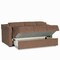 Homeroots 73" Brown Chenille Sleeper Sofa And Toss Pillows 607124 - alternate 6