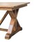 Homeroots 71" Brown Solid Wood Trestle Base Dining Table 719514 - alternate 9