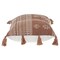 Homeroots 14" X 20" Beige and Brown Southwestern Cotton Throw Pillow With Tassels 529231 - alternate 7