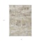 Homeroots 8' X 10' Ivory And Taupe Striped Washable Indoor Outdoor Area Rug 609549 - alternate 9