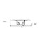 Homeroots 71" White and Black Stone and Iron Self-Storing Leaf Dining Table 370719 - alternate 7