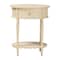 Bali & Pari Liba End Table with Scalloped Detailing and Open Shelf Storage 271-14795-ZORO - alternate 10