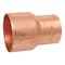 Nibco 3/4 in. x 1/2 in. Copper Pressure Cup x Cup Reducer Coupling Fitting I600R3412 - alternate 1