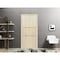 Sartodoors Sliding Closet Bi-fold Doors, Planum 0014 Natural Veneer and Aluminum Strips, Sturdy Tracks Molding PLANUM0014BF-SHP-60 - alternate 1
