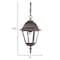 Homeroots Antique Brown Beveled Glass Outdoor Hanging Light 397993 - alternate 5
