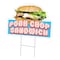 Signmission Pork Chop Sandwich Die Cut Yard & Stake plastic coroplast window, 1824-Pork Chop Sandwich C-DC-1824-DS-Pork Chop Sandwich19 - alternate 1