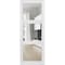 Sartodoors Slab Barn Door Panel 3 Lites, Lucia 2555 White Silk with Clear Glass, Sturdy Finished Doors, Pock LUCIA2555S-WS-18 - alternate 1