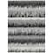 Homeroots 3' X 5' Black Gray And Ivory Striped Washable Indoor Outdoor Area Rug 598316 - alternate 9