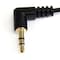 Startech.Com 3 ft Slim 3.5mm Right Angle Stereo Audio Cable - M/M MU3MMS2RA - alternate 2