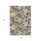 Homeroots 5' X 8' Brown Beige And Olive Green Botanical Leaves Washable Indoor Outdoor Area Rug 618395 - alternate 8