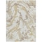 Homeroots 3' X 5' Ivory Gold And Brown Abstract Washable Indoor Outdoor Area Rug 600096 - alternate 7