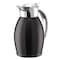 Service Ideas Nicollet Series 0.6-Liter Stainless Vacuum Insulated Carafe with Flip-Top Lid in Black Onyx NIC06BSBX - alternate 1