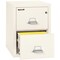 Fireking 2 Drawer, 1 Hr Fire & impact rated, 25" depth Legal Ivory White 2-2125-CIW - alternate 4