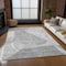 Homeroots 10' X 14' Gray Silver And Ivory Abstract Washable Indoor Outdoor Area Rug 587601 - alternate 9