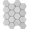 Apollo Tile White 11x12 Bianco Carrara Marble Honed Floor and Wall Mosaic Tile 4.49 sqft/case, 5PK APLKB88G06HA - alternate 8