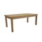 Homeroots 47" Natural Solid Wood Outdoor Coffee Table 554929 - alternate 7