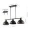 Jonathan Y Asher 36" 3-Light Industrial Farmhouse Iron Linear LED Pendant, Oil Rubbed Bronze JYL1117A - alternate 11