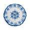 Elama Blue Garden 12 Piece Scalloped Lightweight Melamine Dinnerware Set in Blue EL-BLUEGARDEN - alternate 10