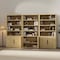 Manhattan Comfort Rivington 40in Bookcase Cabinet in Natural Oak - Set of 3 3-BC006-NA - alternate 9