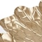 Homeroots 10in Gold Metal Handmade Leaf Trinket Tray 713010 - alternate 10