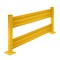 Mytee Products 4 inx4 inx42 in Bolt-On Steel Rigid Post & 8 ftx15 in 3-Rib Guard Rails for Corner GR3RP-4208-KIT - alternate 1