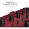 Neiko SAE and Metric Rubber O-Ring Assortment Kit, 407-Pieces 50443A - alternate 6