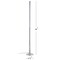 Jonathan Y Roxanna 68" Integrated LED Metal Floor Lamp, Chrome JYL7011A - alternate 10