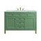James Martin Vanities Chicago 48 in. Single Vanity, Smokey Celadon, w/ 3 CM Victorian Silver Silestone Top 503-V48-SC-3VSL - alternate 1