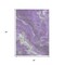 Homeroots 3' X 5' Purple Mint Green And Ivory Abstract Washable Indoor Outdoor Area Rug 618202 - alternate 9