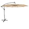 Living Accents 10 ft. Tiltable Taupe Offset Umbrella YQ003G31-TP - alternate 1