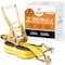 Xpose Safety Ratchet Straps Heavy Duty, 2 In x 27 FT Tie Down Straps Ratchet Operated with Double J Hooks, 4-PK RTD227-DJH-4-X-S - alternate 1