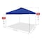 Crown Shade One Touch Instant 150D Polyester Mighty Shade Canopy 9.9 ft. H X 12 ft. W X 12 ft. L CL144E-B5 - alternate 5