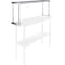 Amgood Stainless Steel Single Overshelf for 48 in. Long Prep Table. 12 in. x 48 in. x 18 in. SOS-1248-Z - alternate 4