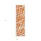 Homeroots 8' Runner Orange and White Abstract Washable Non Skid Indoor Outdoor Runner Rug 559281 - alternate 9