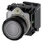 Siemens Illuminated pushbutton, 22 mm, round, plastic, clear, pushbutton 3SU1103-0AB70-3BA0-ZY19 - alternate 1