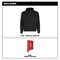 Milwaukee Tool Men's Heated Hoodie, Up to 8 hours Time, Zipper Closure, Black, Size XL M200B-20XL - alternate 19