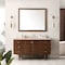 James Martin Vanities Amberly 60" Single Vanity, Mid-Century Walnut, w/ 3 CM Tajnar Eclos Top w/FreePower Wireless Charger 670-V60S-WLT-FTJR - alternate 10