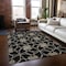 Homeroots 9' X 12' Black And Ivory Geometric Washable Indoor Outdoor Area Rug 613408 - alternate 6